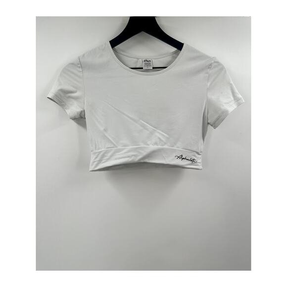 Alphalete Cropped Body Con Off White Size Small - Picture 1 of 4